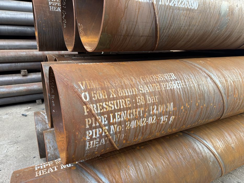 Vand Teava Noua Sudata Elicoidal 508x8