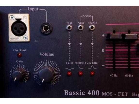 Усилитель мощности для бас-гитары Bassic 400 Craft