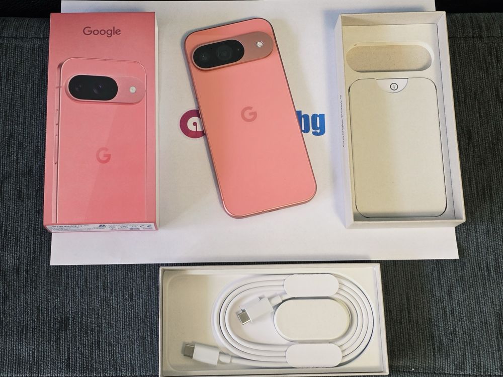 КАТО НОВ 128GB Google pixel 9 Гаранция Ardes 2027г. Peony / Pink