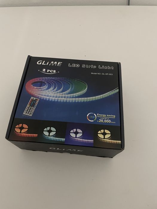 Banda led rgb cu telecomanda /aplicatie telefon 15m