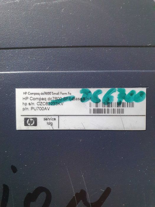 VÂND UNITATE Hp în stare de funcționare.