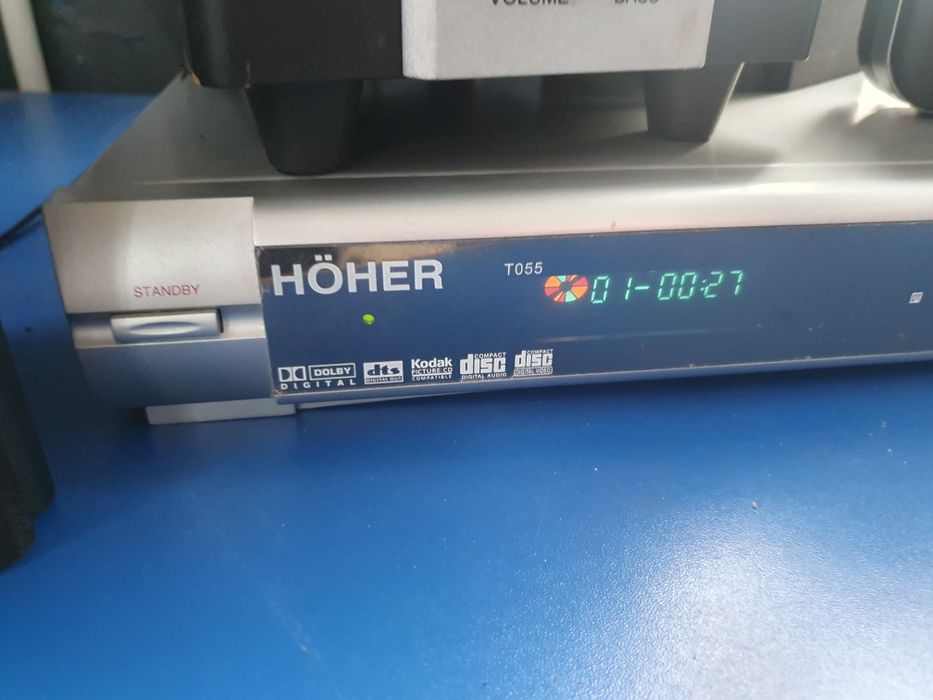 Sistem Cjc + dvd Hoher+radio Akai cu stick