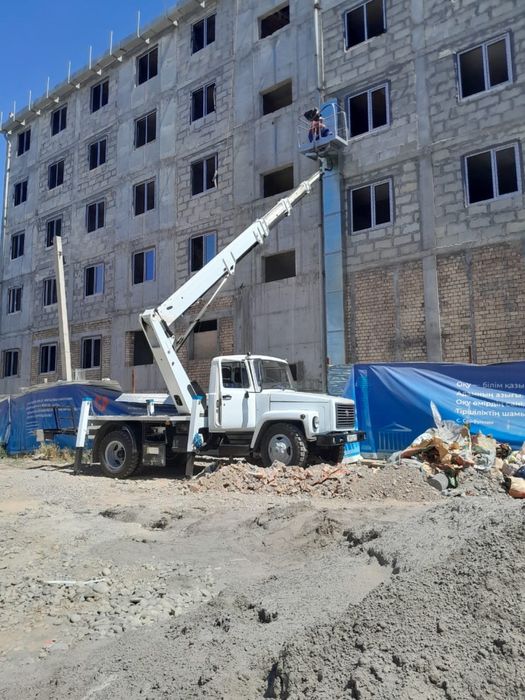 Работа автовышка