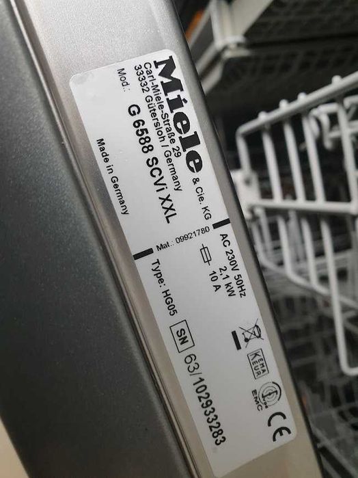 Knock2open - K2O - LED - XXL - Auto Open - Съдомиялна Miele - 60см