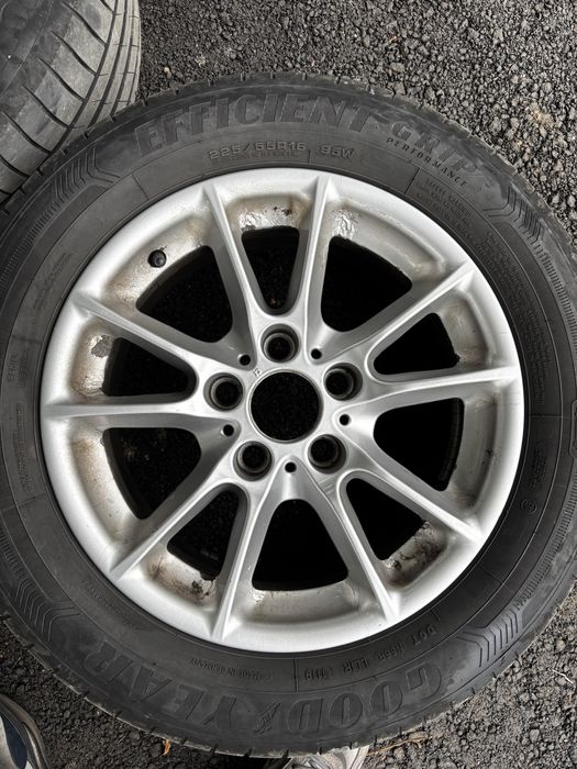 Jante BMW 5x120 R16 cu cauciucuri foarte bune