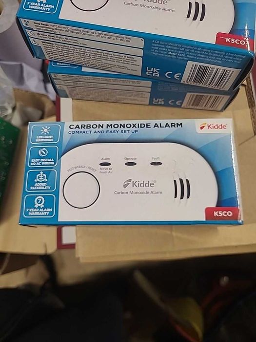 Detector monoxid de carbon, Kidde, Alb,sigilat