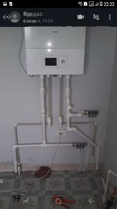 Установка ремонт газвый котлов