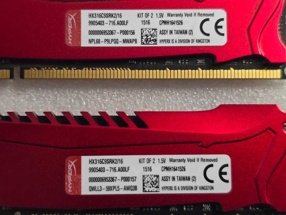 Kit memorie RAM Kingston HyperX Savage 16GB (2x8GB) DDR3 1600MHz