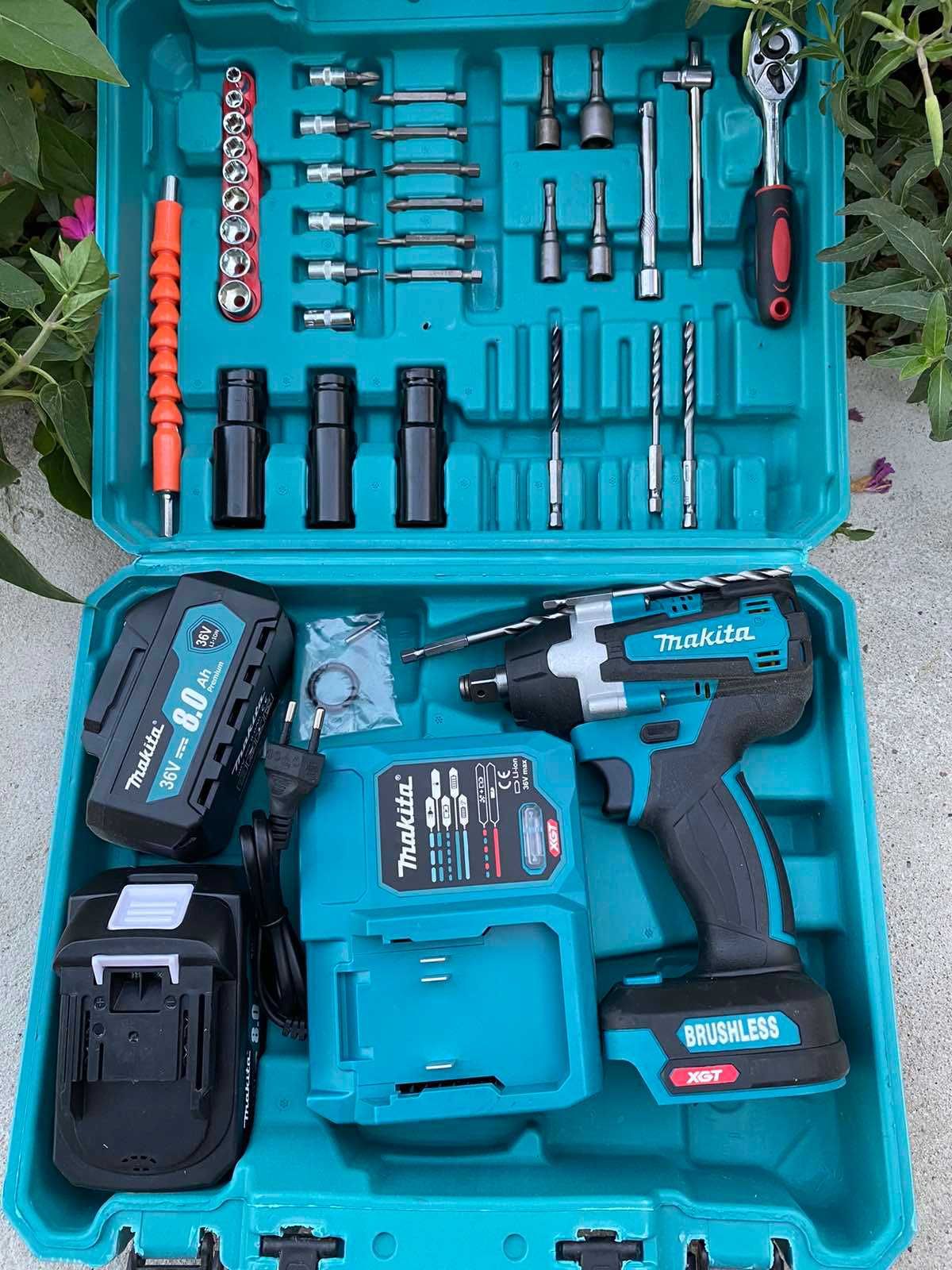 Акумулаторен Гайковерт Makita Pro 36v 8ah Макита Про 35 части