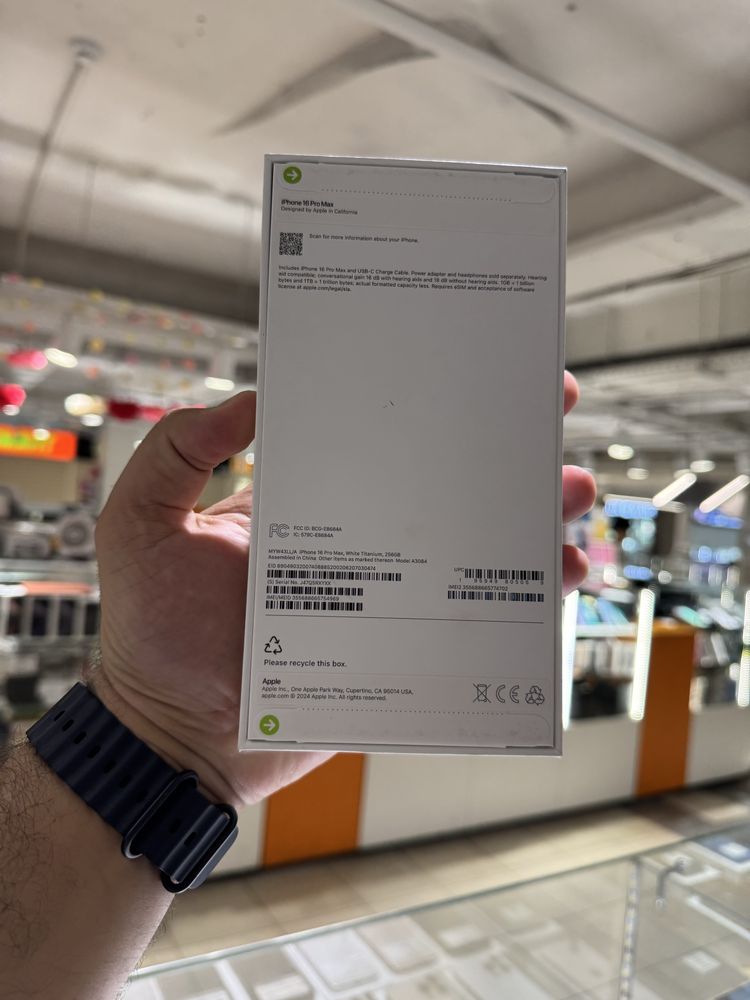 Iphone 16 pro max 256gb новый