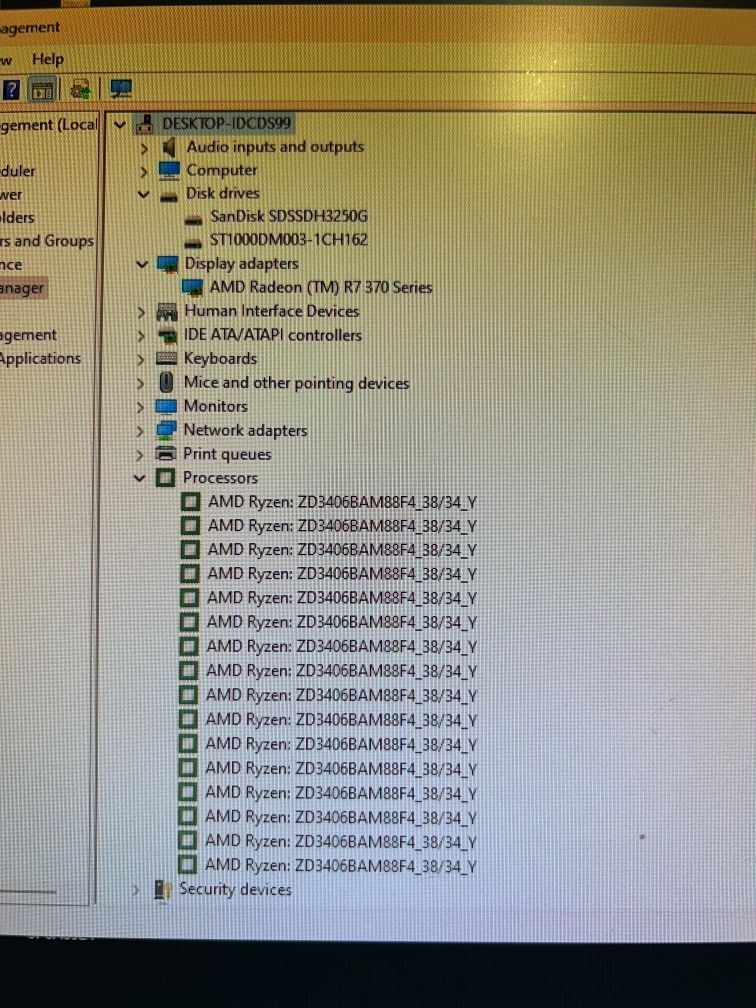 PC Gaming / Office - Ryzen 7 1700x, 16GB RAM, SSD + HDD, R7 370