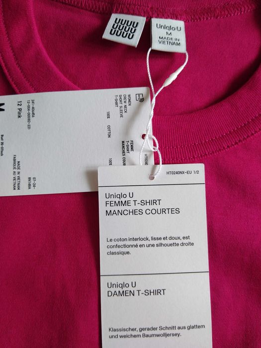 Tricou damă, chic pe țiclamen, nou cu etichetă