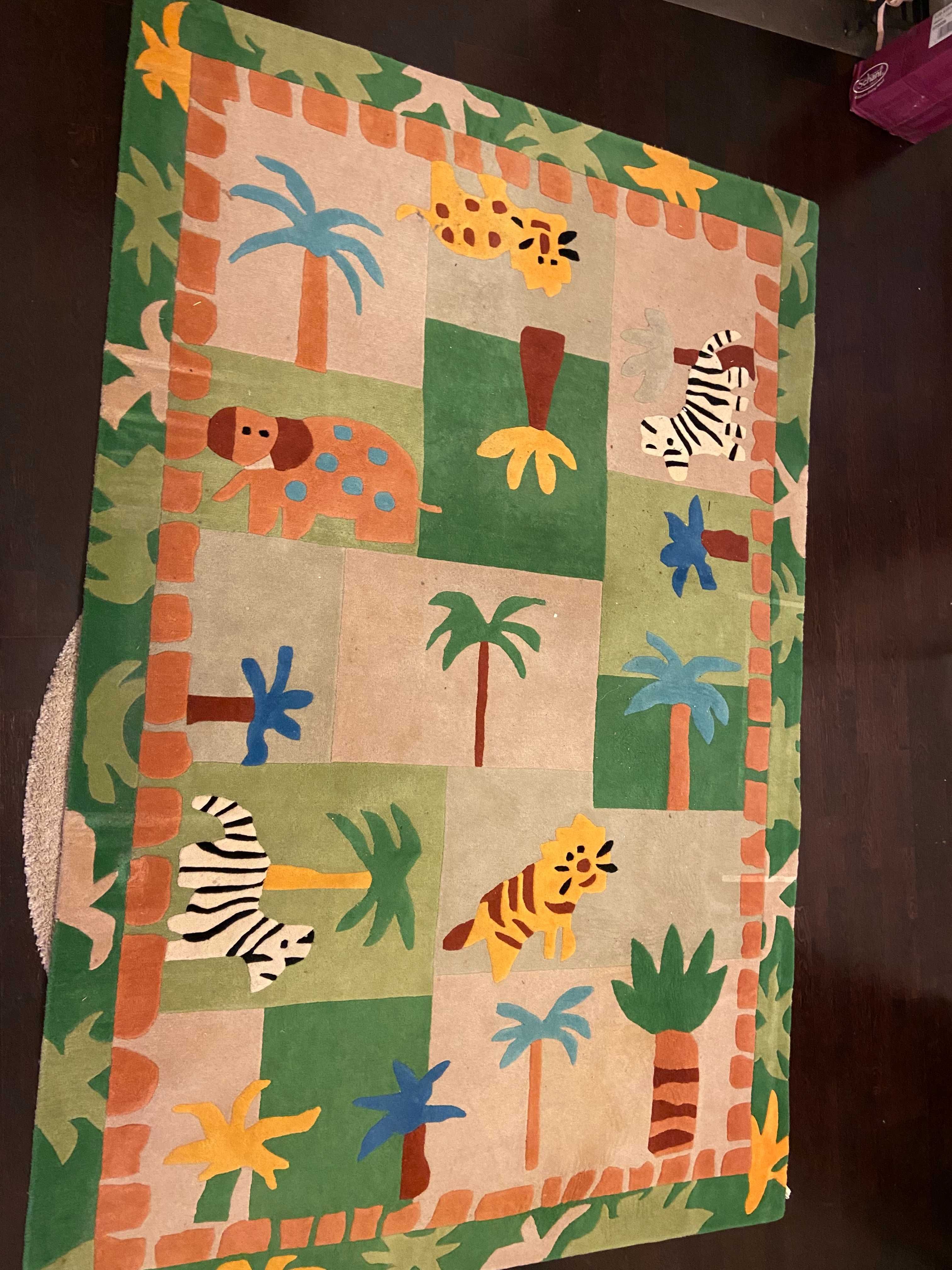 Covor animale jungla - RugVity Lana India 290/190 cm