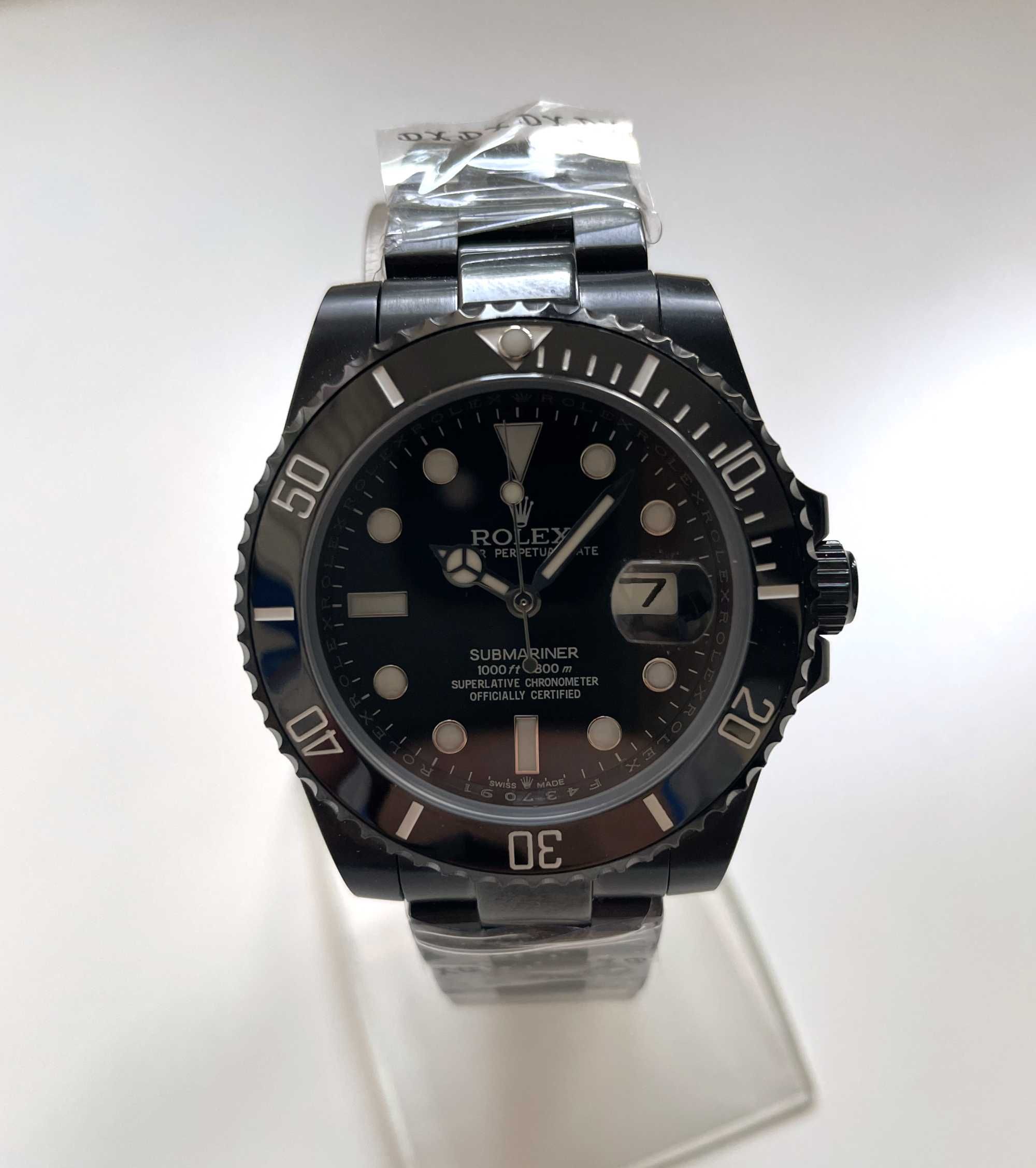 Rolex Submariner Date Black PVD/DLC Coated Stainless Steel!