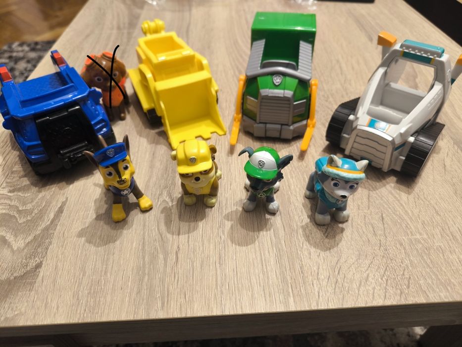 Set Jucării patrula catelusilor paw patrol