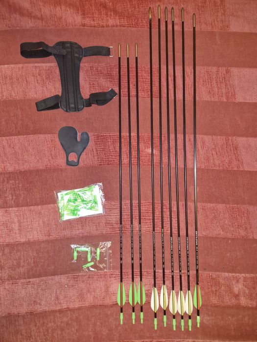 Accesorii tir cu arcul, sageti, protectii, nock-uri