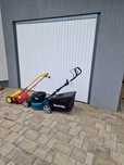 Masina de gazon Makita + scarificator wolfgarden