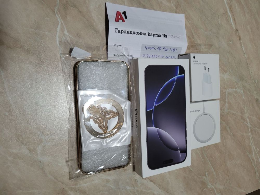 IPhone 16 Pro Max 256 GB Black Titanium с 2г.гаранция