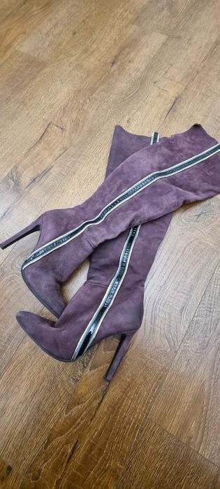 Ботуши естествен велур