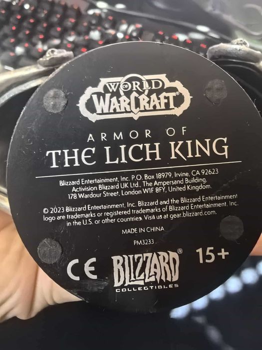 Продавам Фигурка Blizzard World of Warcraft - Lich King Helm & Armor