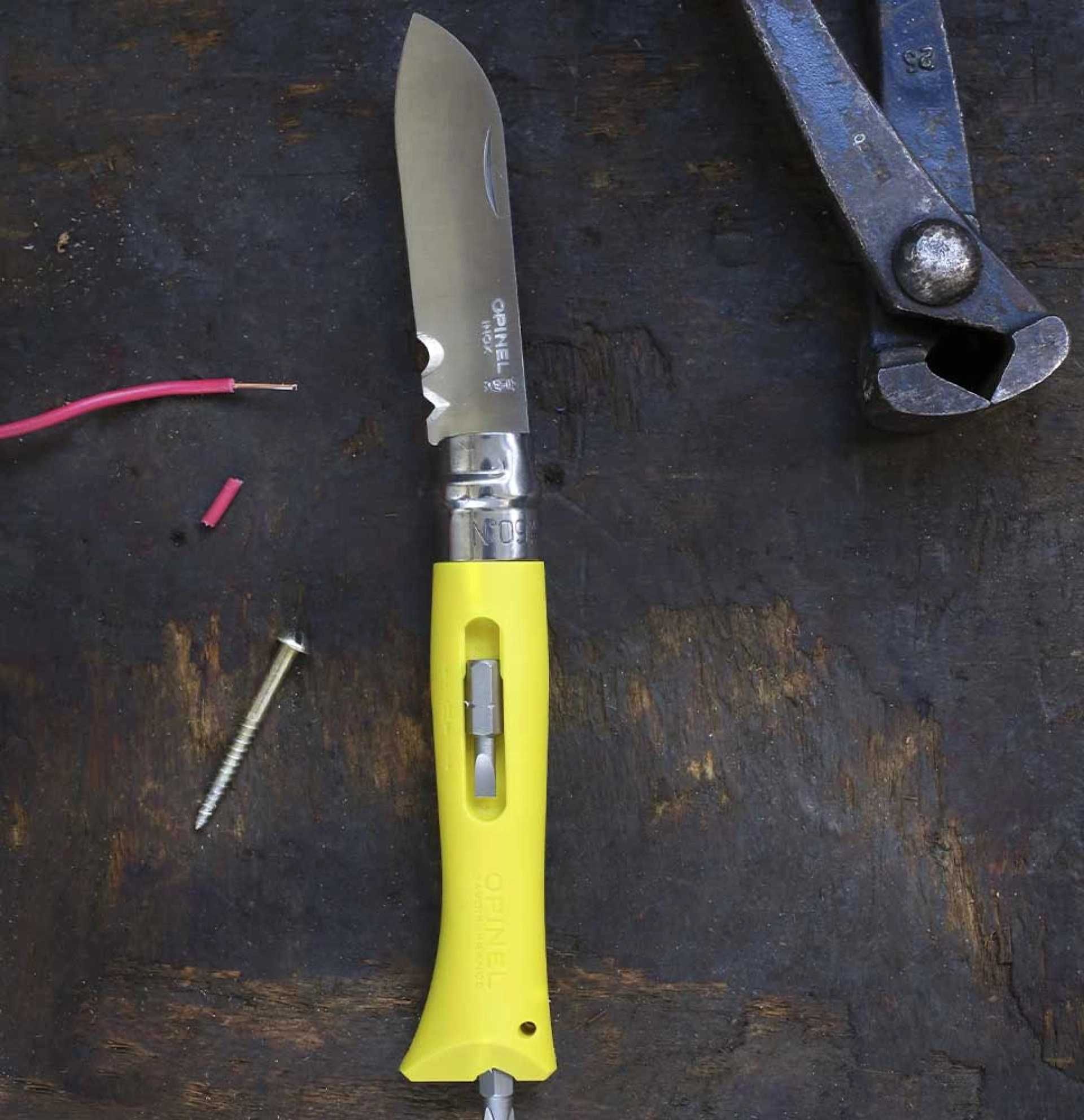 Мултифункционален сгъваем нож Opinel N09 DIY  "Направи си сам"