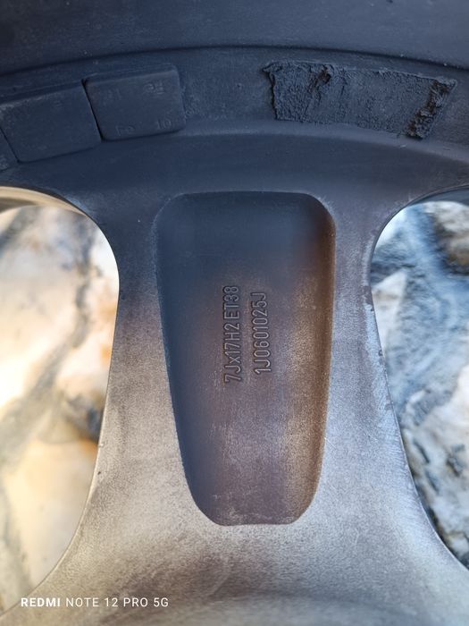 Алуминиеви джанти 17 5x100 Santa monica  с летни гуми 225 45 17 golf 4