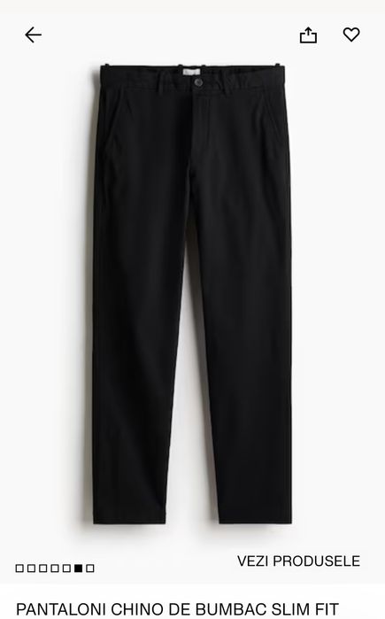 Pantaloni negri h&m