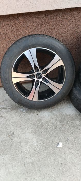 Jante 17  5x114,3  Mitsubishi asx cu anvelope iarna 215 60 17