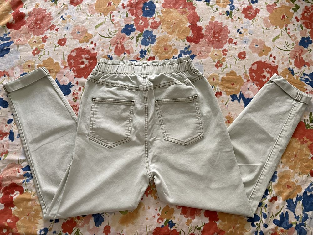 Зелени летни широки дънки Bershka