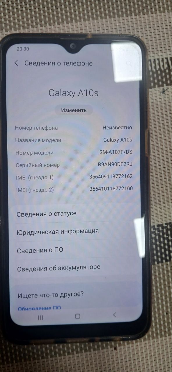 Продаётся Samsung Galaxy A10s в хорошем состоянии