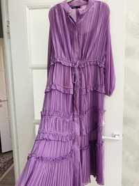 Платье фиолетовое стильное
