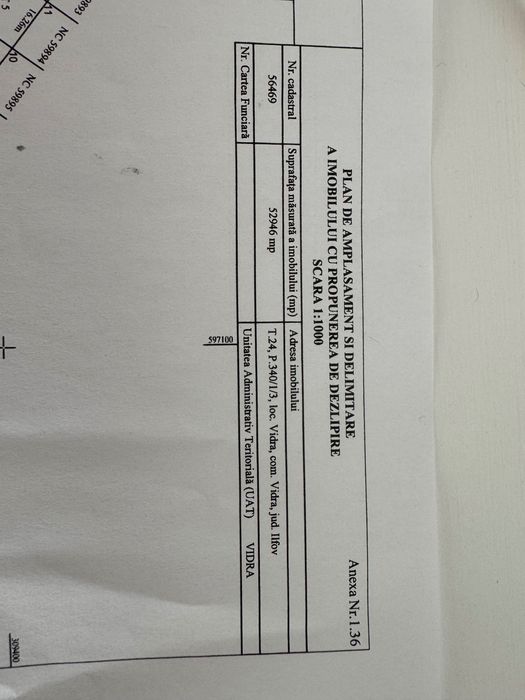 teren intravilan Comuna Berceni-Dobreni judetul Ilfov LANGA LAC