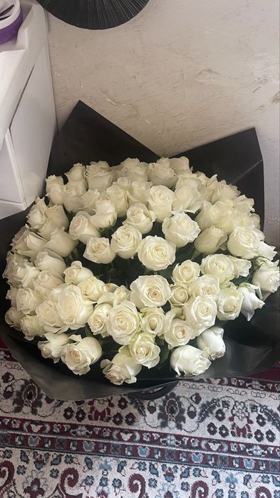 Цветы букет алматы грэс 101 роза