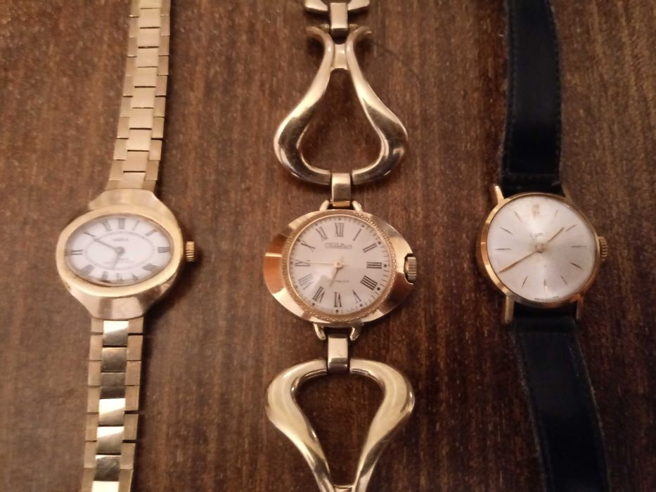 ПОЗЛАТЕНИ WOSTOK,Raketa,CHAIKA ,Poljot,Slava часовници