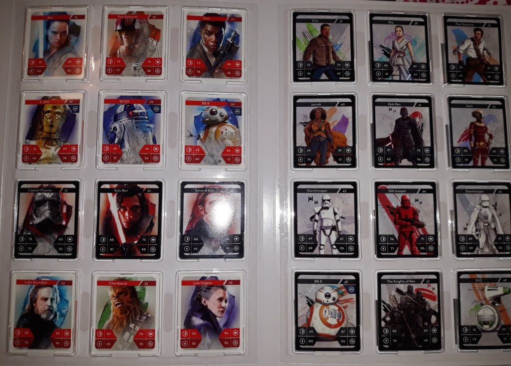 Set complet Album cartonase Star Wars Kaufland 2019-2020