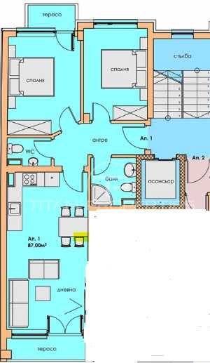 Продава се Тристаен апартамент в Пловдив, Съдийски - 87 кв.м за 1580 €/кв.м - Снимка #1