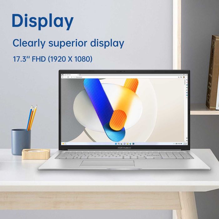2025! ASUS Vivo 17" IntelCore i7-13gen/32GB/1TB SSD/17.3 Antibacterial