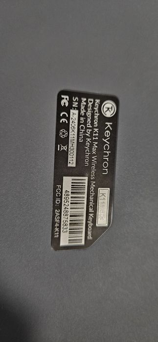 Keychron K11 Max Hotswapable(Alice Layout) QMK/VIA Wireless Custom Mec