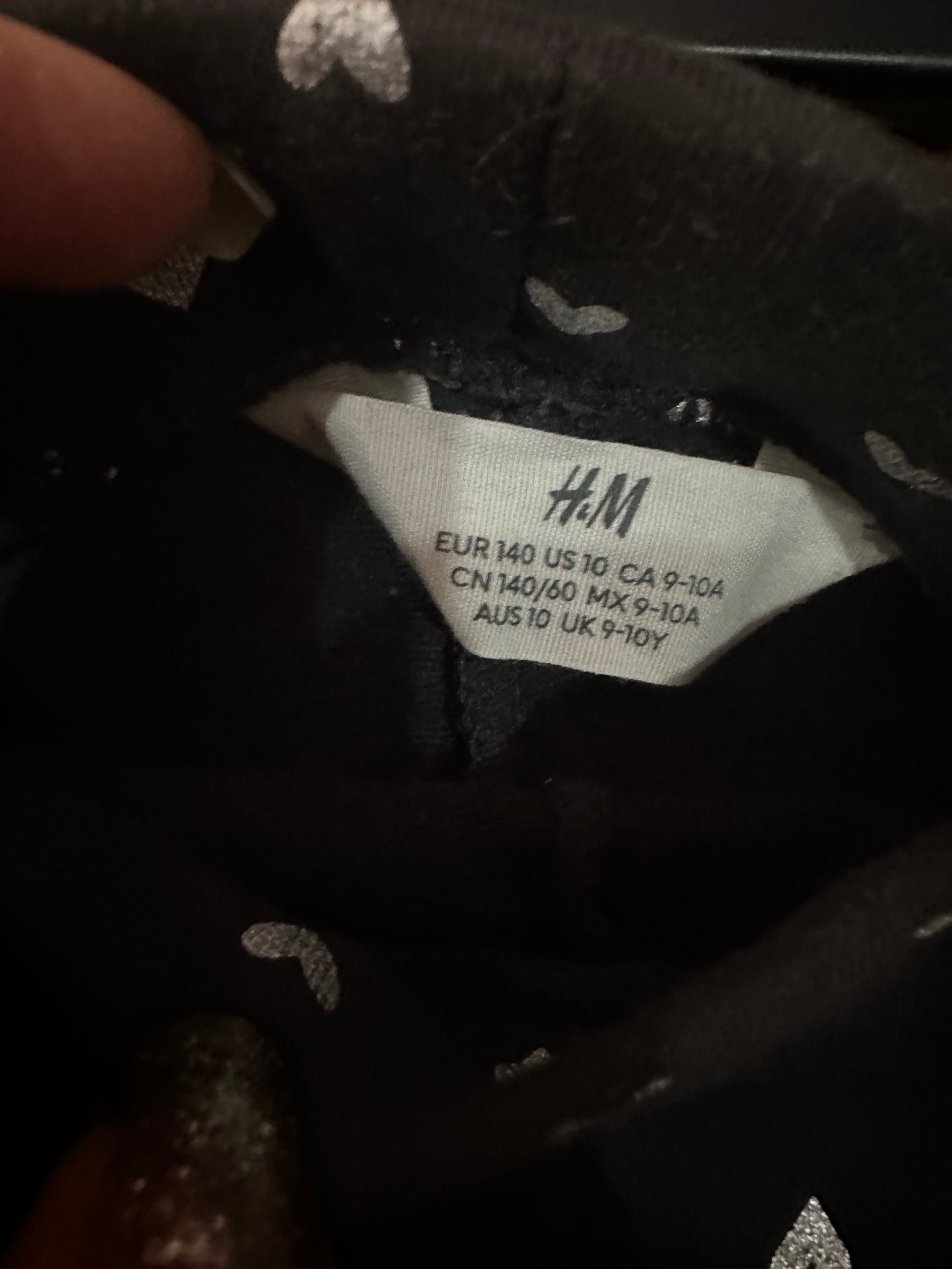 Штаны брюки H&M с сердечками 7-9 лет 128-146