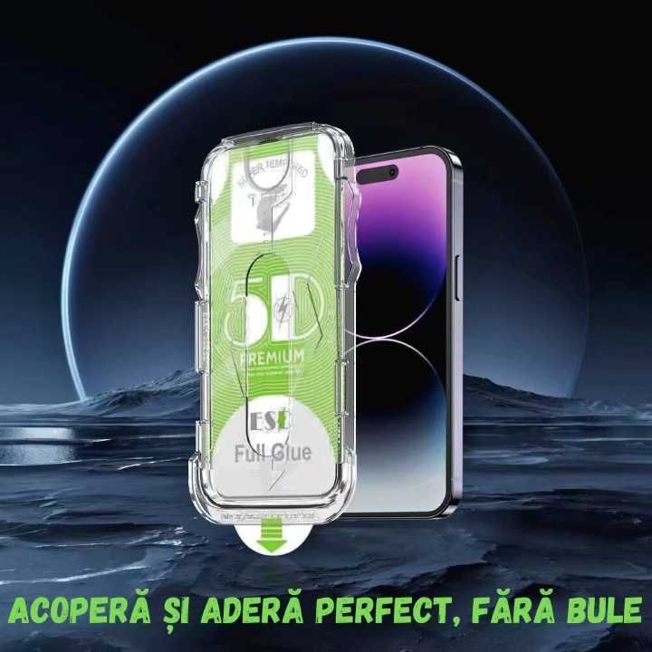 Folie sticla Samsung S25/S25+/S24/S24+ instalare rapida