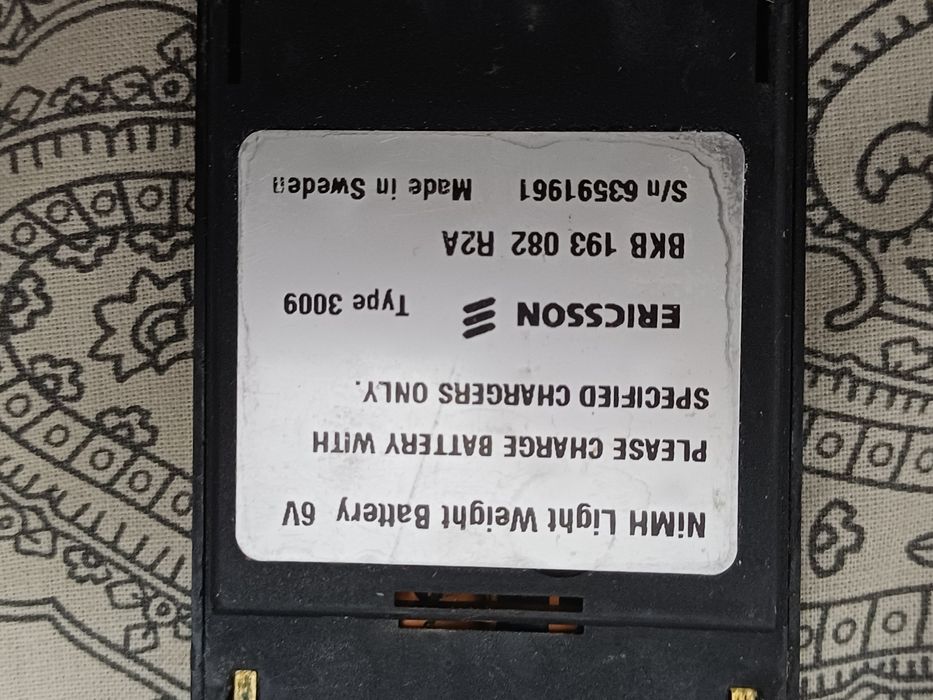 Baterie telefon vintage  Ericsson cu celule schimbate Panasonic