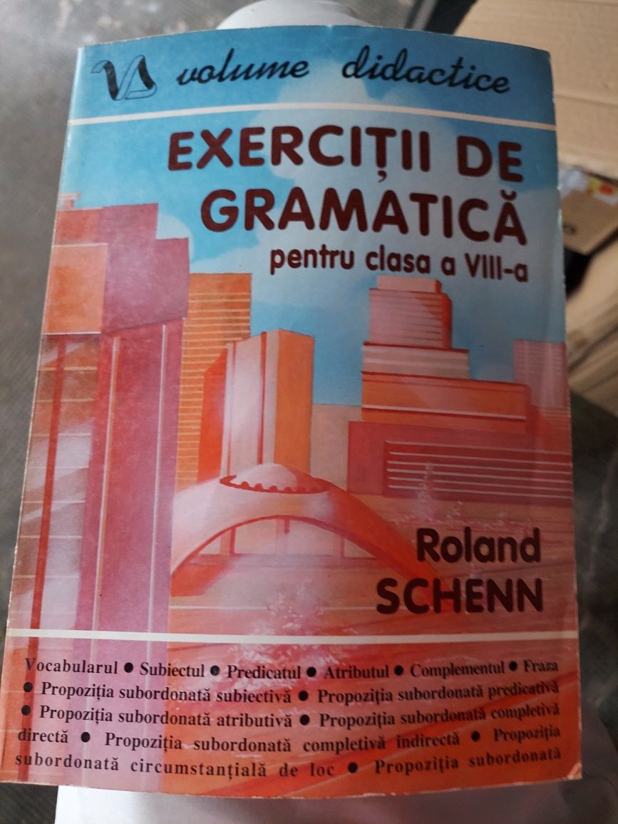 Vând cartile Exerciții de gramatică