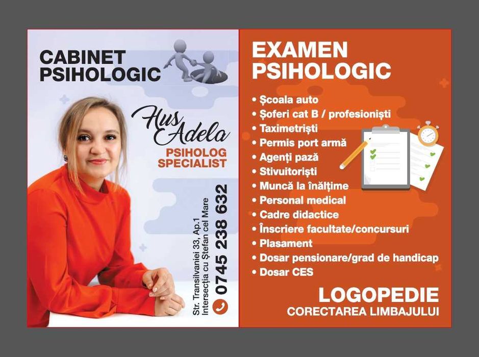 Caut psiholog colaborator BEIUS