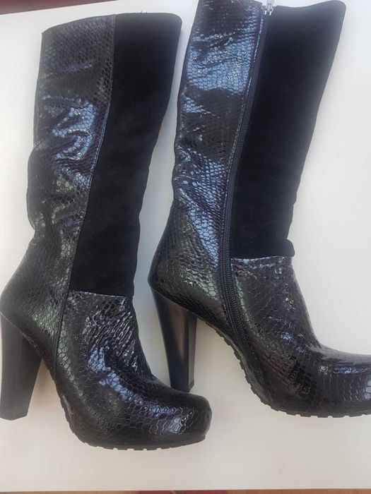 Зимни ботуши с ток