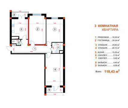 ;Яккасарай‼️QushbegiSohilboyi 3к квартира 119м2 Башлык мало кольцевая