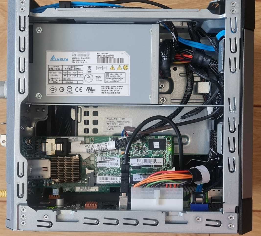 HP MicroServer Gen8 Xeon 16GB ECC + Switch HP PS1810 – HomeLab complet