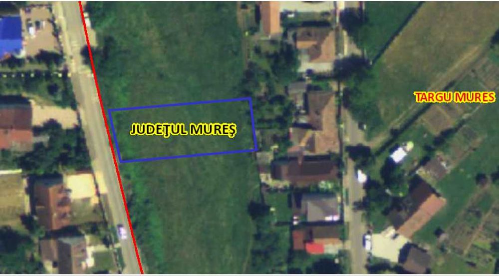 Teren construibil 769 mp - Str. Ceangailor, Tg. Mures (acces Sancraiu)