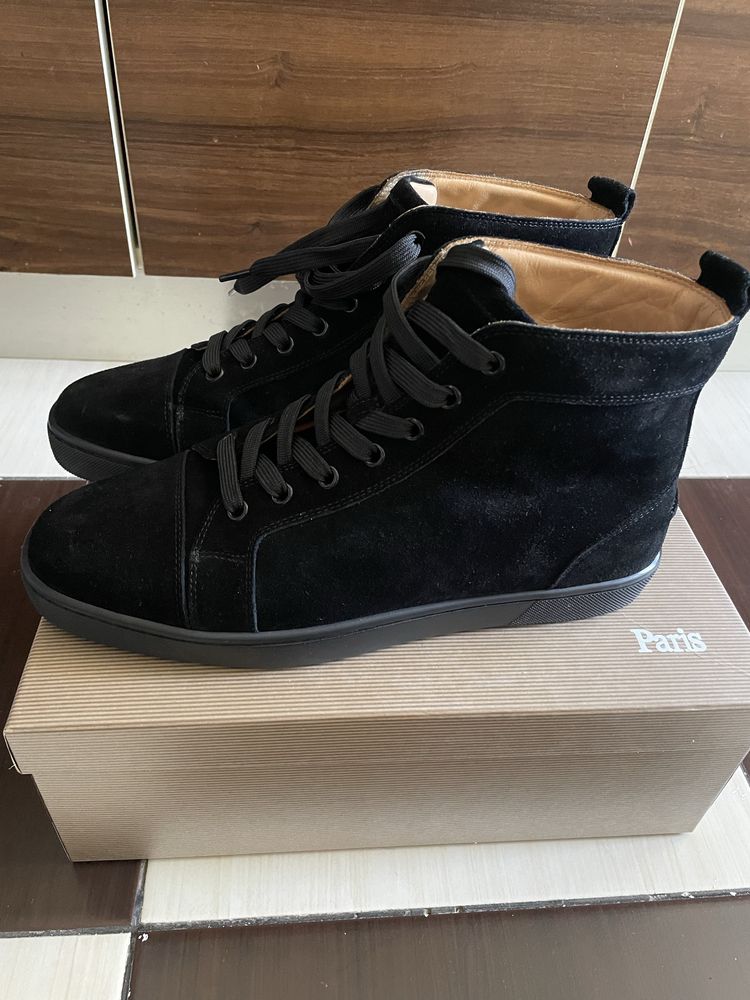 Christian Louboutin High-Top piele intoarsa