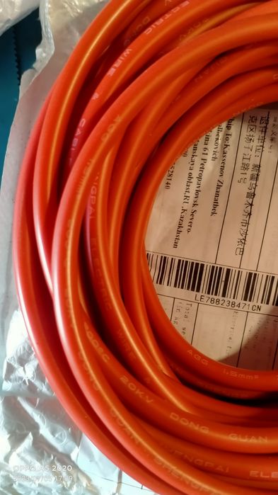 Провод высоковольтный, нулевого сопротивления. Свечной, силиконовый.