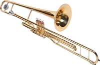 Trombon Bb (Si bemol) 3 pistoane Karl Glaser Auriu